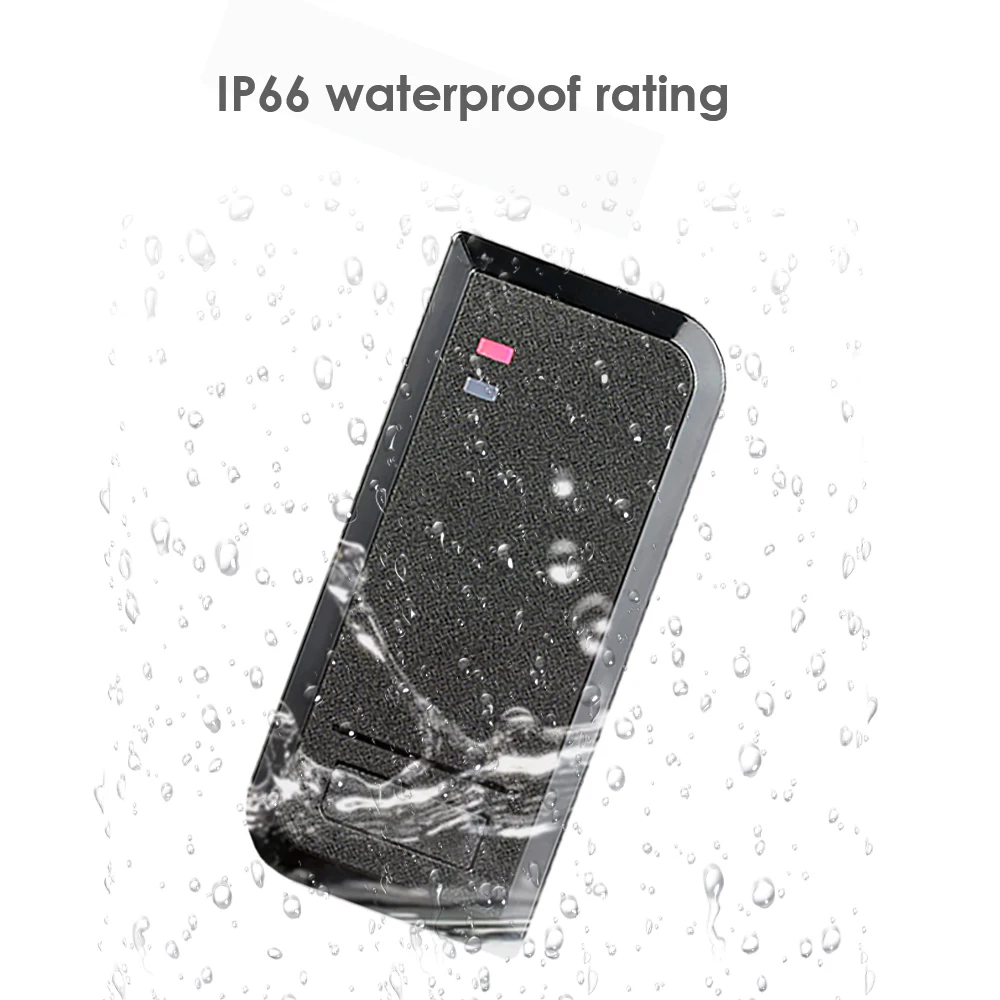 Mini Wiegand Output Proximity Reader Waterproof Rfid Door Access