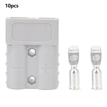 Connecteur d'alimentation pour batterie Anderson, 50a, 600V, 16 mm2, 6awg, Terminal de câble, 10 pièces