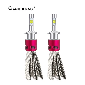 

2PCS H7 H4 car led headlight H11 H1 9005 9012 9004 9007 bulbs 4300K 6000K XHP50 104W LED lamp 9006 H3 H27 880 auto fog light 12V