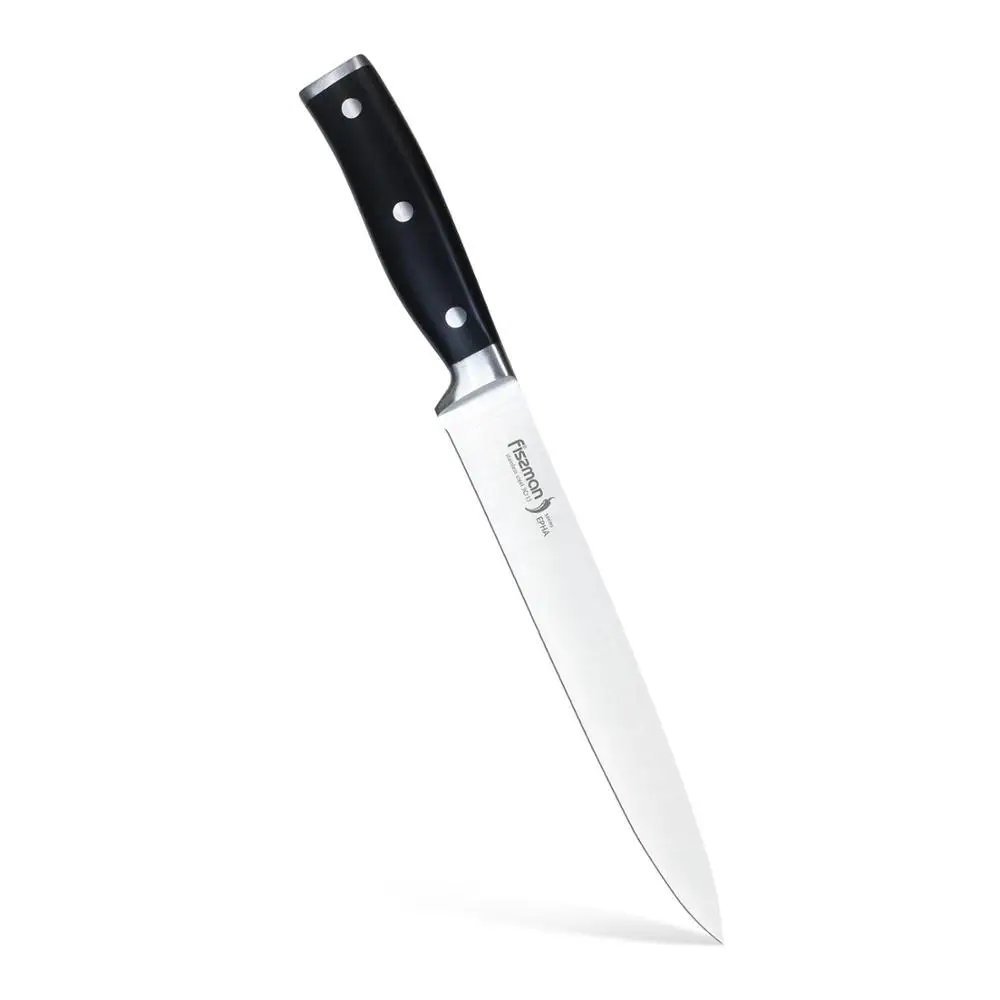 FISSMAN 8 дюймовый разделочный нож серии EPHA Японские Стальные 3Cr13 кухонные ножи для