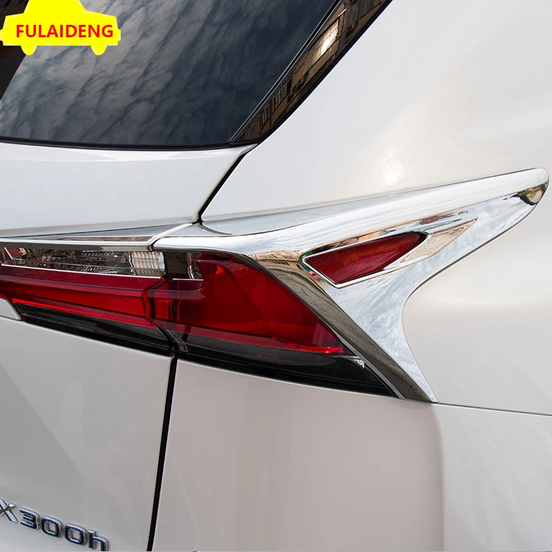 4 шт. для Lexus NX200 NX200T NX300h- ABS хром задний фонарь Крышка лампы отделка автомобиля Стайлинг Аксессуары