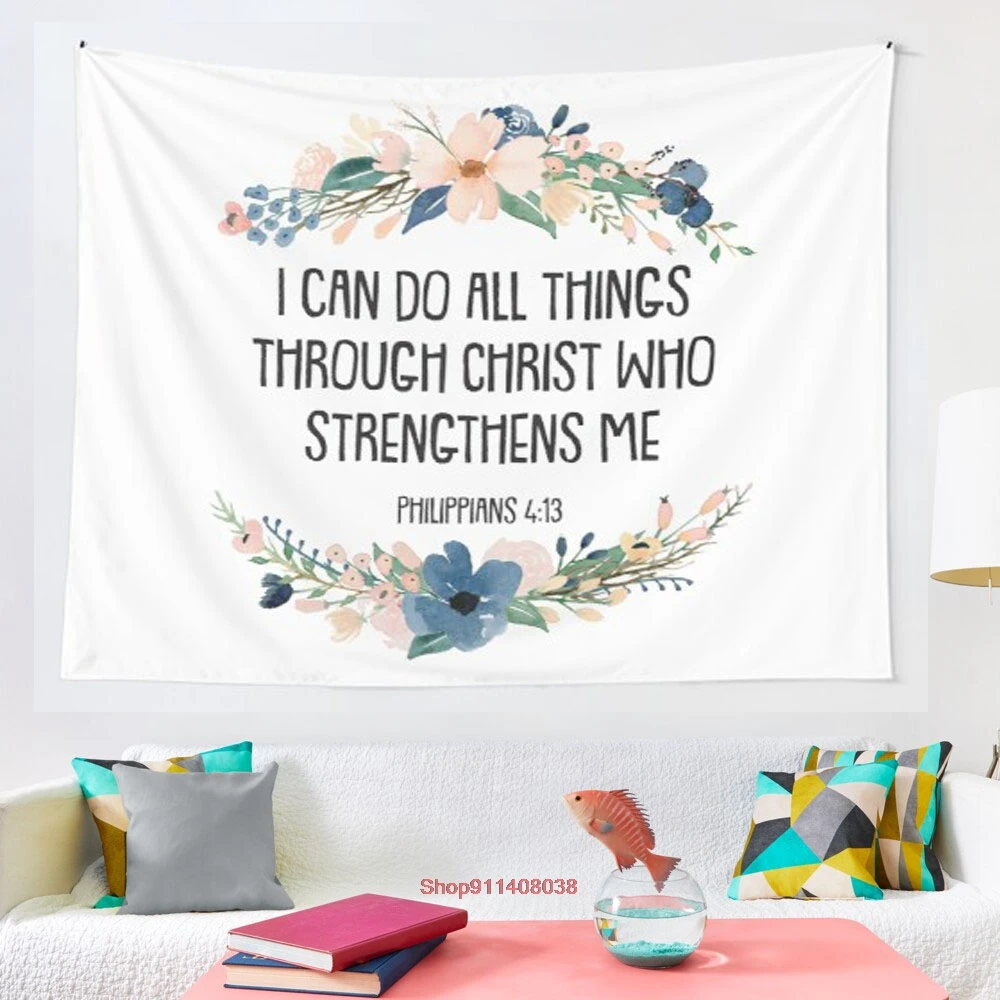 Philippians 4:13 Hanging Pillow
