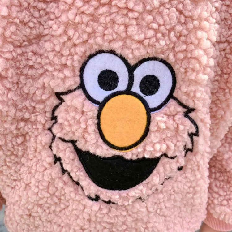 

Children Loose-Fit 1-3 Years Old Baby Hoodie Women's Fall And Winter Clothes Small CHILDREN'S plus Velvet Western Style Short Se