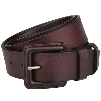 

Prevent Allergy Genuine Leather Men Belt 160cm Large Size Pin Buckle Luxury Quality Designer Belt Mens Casual Cowskin Belts 2020