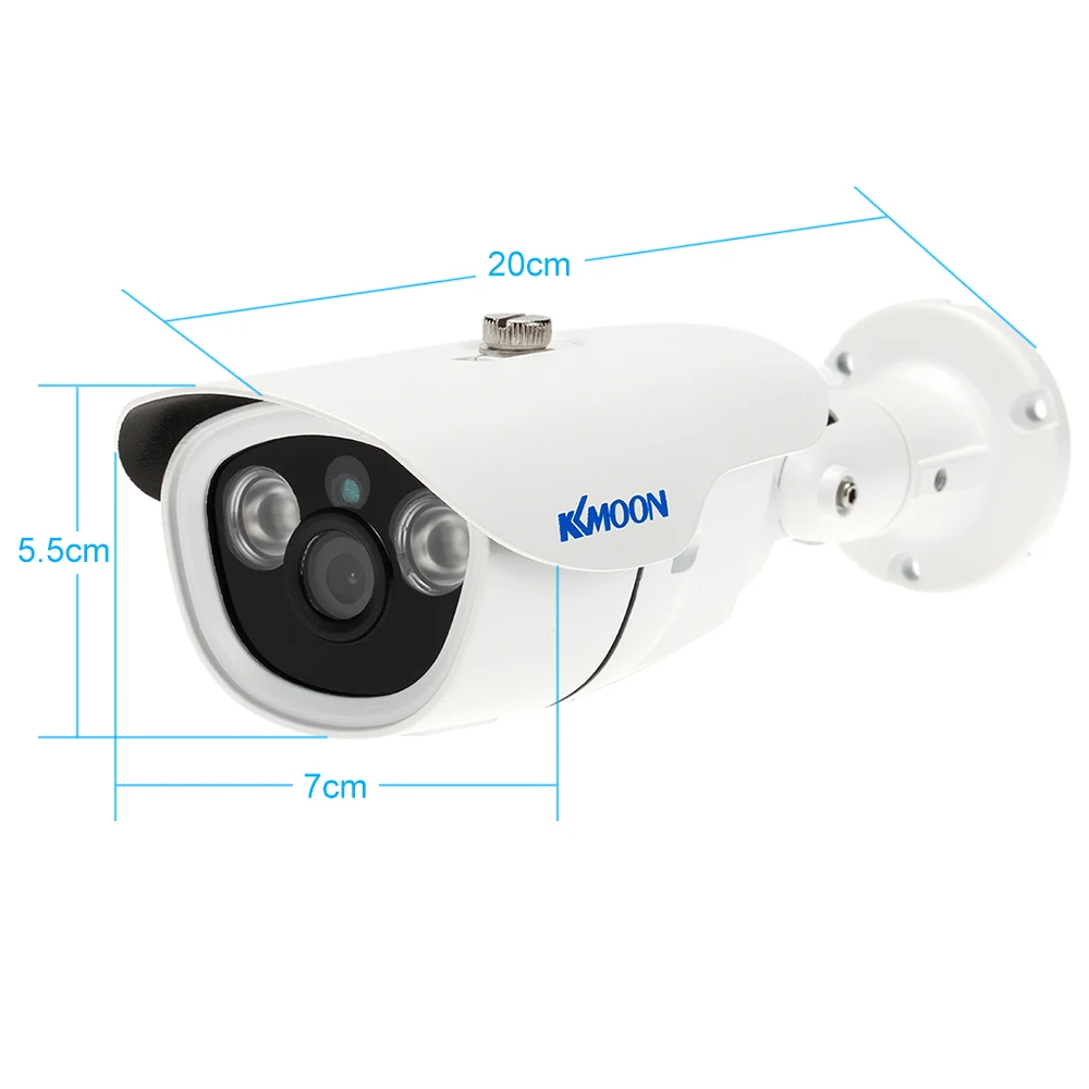 KKMOON 1080P AHD CCTV камера 2.0MP 3 6 мм 1/3 &quotCMOS 2 Массив ИК светодиодов ночного видения