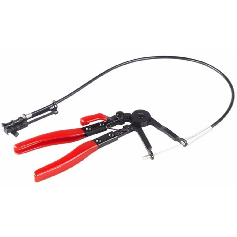 Auto Vehicle Tools Cable Type Flexible Wire Long Reach Hose Clamp Pliers for Car Repairs Hose Clamp Removal Hand Tools