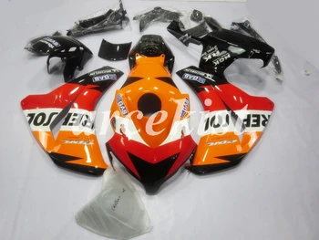 

New ABS Injection Mold Motorcycle Fairings Kit Fit For Honda CBR1000RR 08 09 10 11 2008 - 2011 body set Red Orange