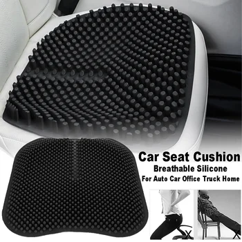 

Silica Gel Car Seat Cushion Non Slip Chair Pad Breathable Silicone Massage Seat Cover for Auto Car Office Truck Home