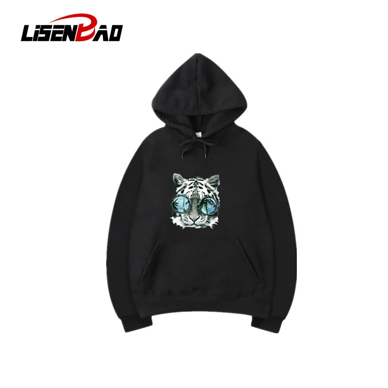 

Blank Solid Color Tiger avatar Multicolor hoodies Unisex Hip Hop Swag Sweatshirts Fleece Hooded Women Hoody Male Hoodie Hooded