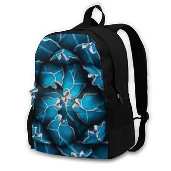 

Men WomenBlue Toned Agave Cactus Backpack Students High Middle School Bags For Laptop Travel Backpacks