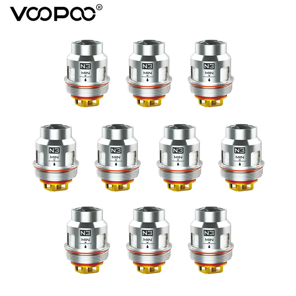 VOOPOO Uforce N3 сетчатые катушки DL 100 Ом нагревательная катушка 65-Вт для Drag 2 Mini Caliber Vmate