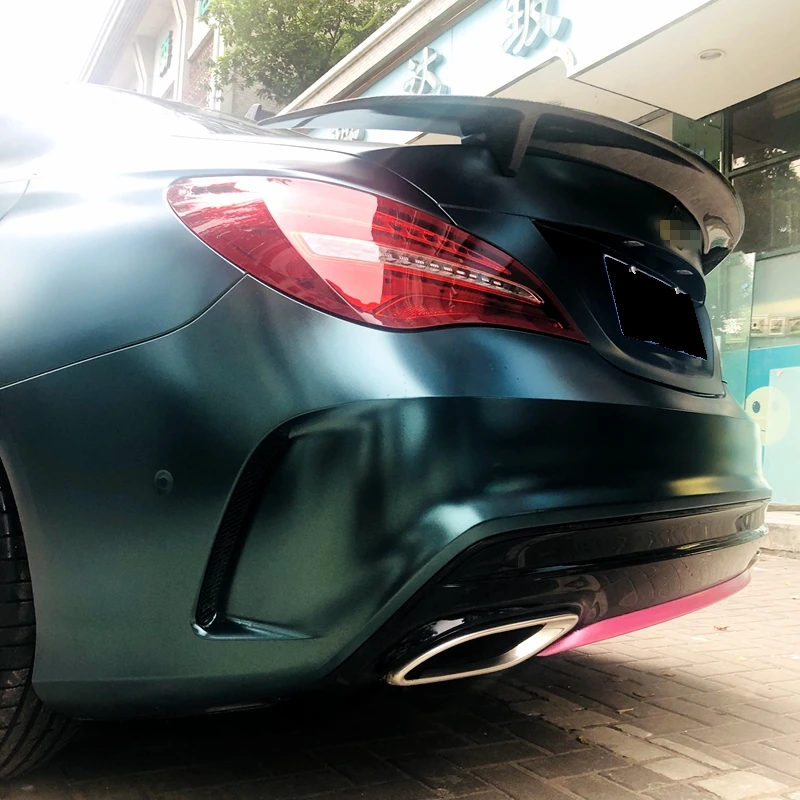 Для Mercedes CLA W117 CLA180 CLA200 CLA250 CLA260 CLA45 2013 углеродное волокно автомобиль спойлер на задний багажник, крыло