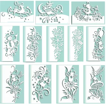 

Metal Cutting Dies Metal Hollow Cutter For Scrapbooking Round Hollow Lace Embossing Paper Craft Album Cards Punch Cutter Die