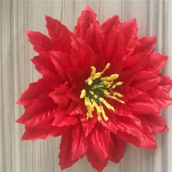 

50 pcs/lot 13CM Big Artificial Silk corsage headdress dahlia chrysanthemum flowers handmade Wreath DIY home decor head