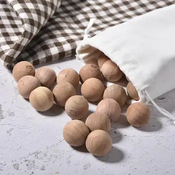 

Natural North American Cedar Wooden Cedar Balls Cedar Blocks Moth Protection Aromatic Cedar Balls for Clothes Closets Drawers