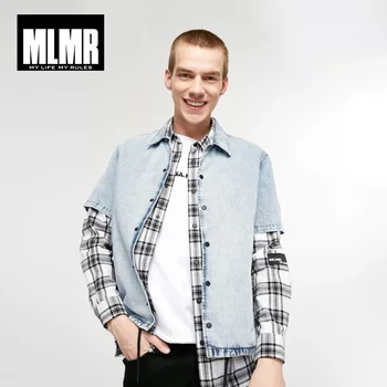 

JackJones MLMR Men's Loose Fit Cotton Pointed Collar Short-sleeved Shirt Streetwear Style| 219104512
