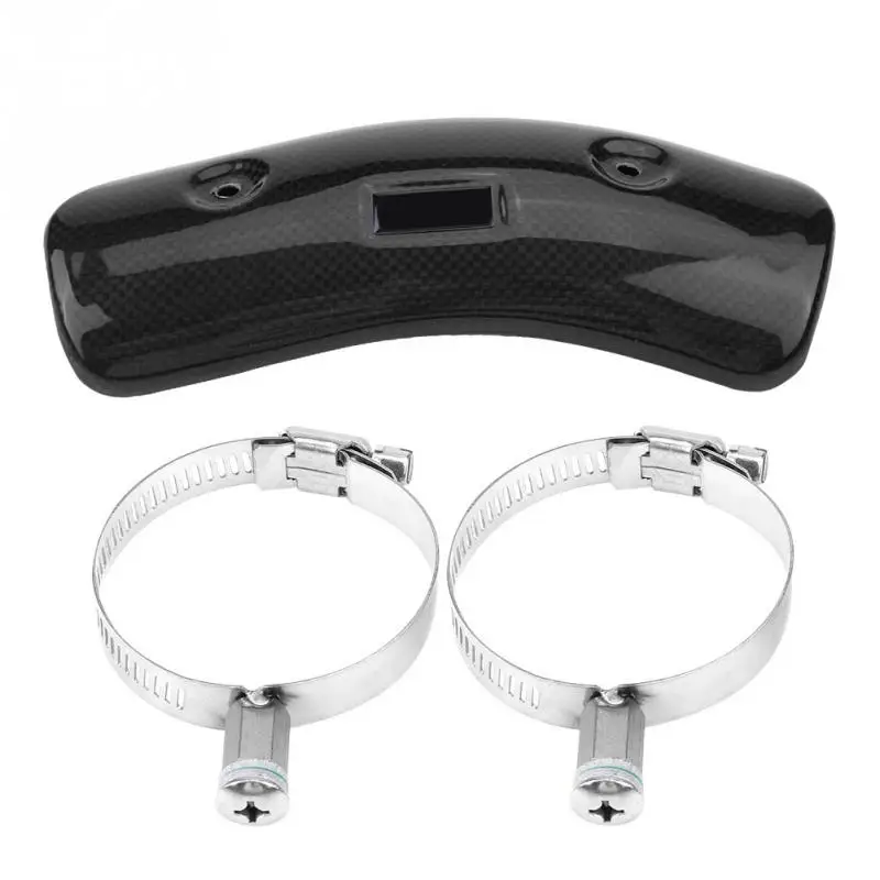 

Motorcycle Exhaust Middle Pipe Heat Shield Link Tube Protector Cover Heel Guard Stainless Steel Anti-Scalding Shell