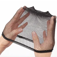 Filet à cheveux en Nylon noir pour femmes, matériaux pour la fabrication de perruques, élastiques extensibles, capuchon en maille, accessoires de doublure de perruque, vente en gros 1