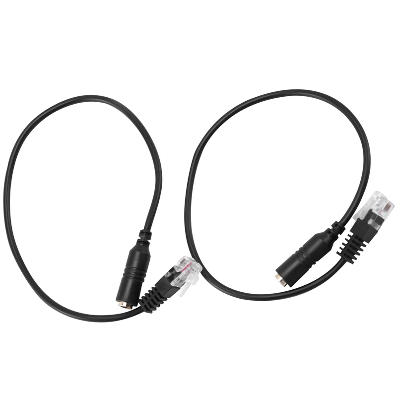 Hot2pc 3.5mm Stereo Audio Headset to Cisco Jack Female Male RJ9 Plug Adapter Converter Cable Cord | Электроника