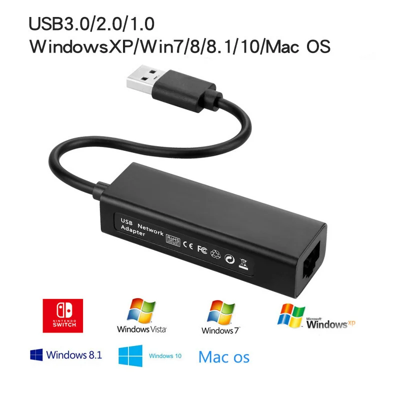 Usb3 0 Interface Rj45 100 Mb Network Card Switch Wired Network Card Converter Wii Wiiu Network Card Usb Cables Aliexpress Usb3 0 Interface Rj45 100 Mb Network Card Switch Wired Network Card Converter Wii Wiiu Network Card Usb Cables Aliexpress