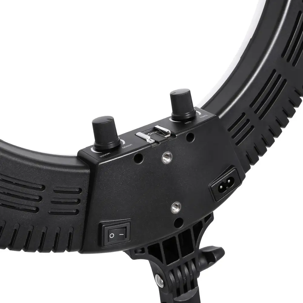 18 Inch Photo Studio lighting LED Ring Light 448PCS Bulbs 3200-5600k Photography Dimmable Ring Lamp No Tripod for VideoMakeup