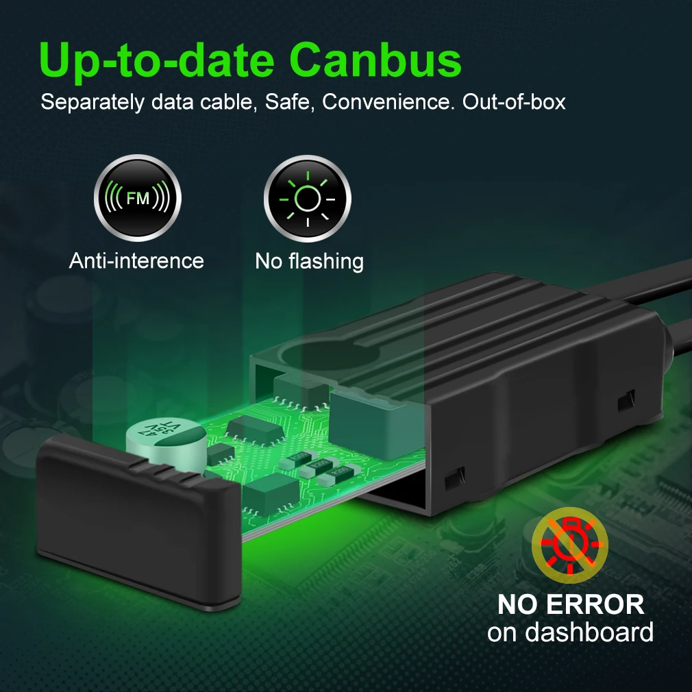 Canbus Mini 4 сторонний светодиодный фонарь H1 H4 H7 H11 HB4 9006 HB3 9005 автомобильный лампы для