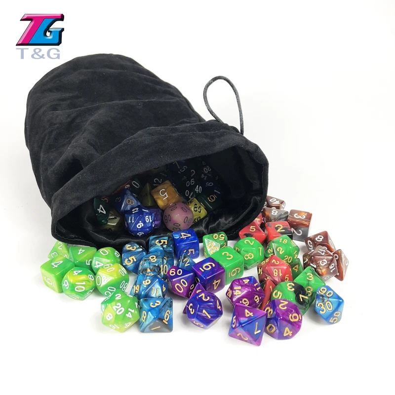 Бархатная сумка для игральных костей 6*5 5 дюймов|dice bag|velvet dice bagbag for dices |