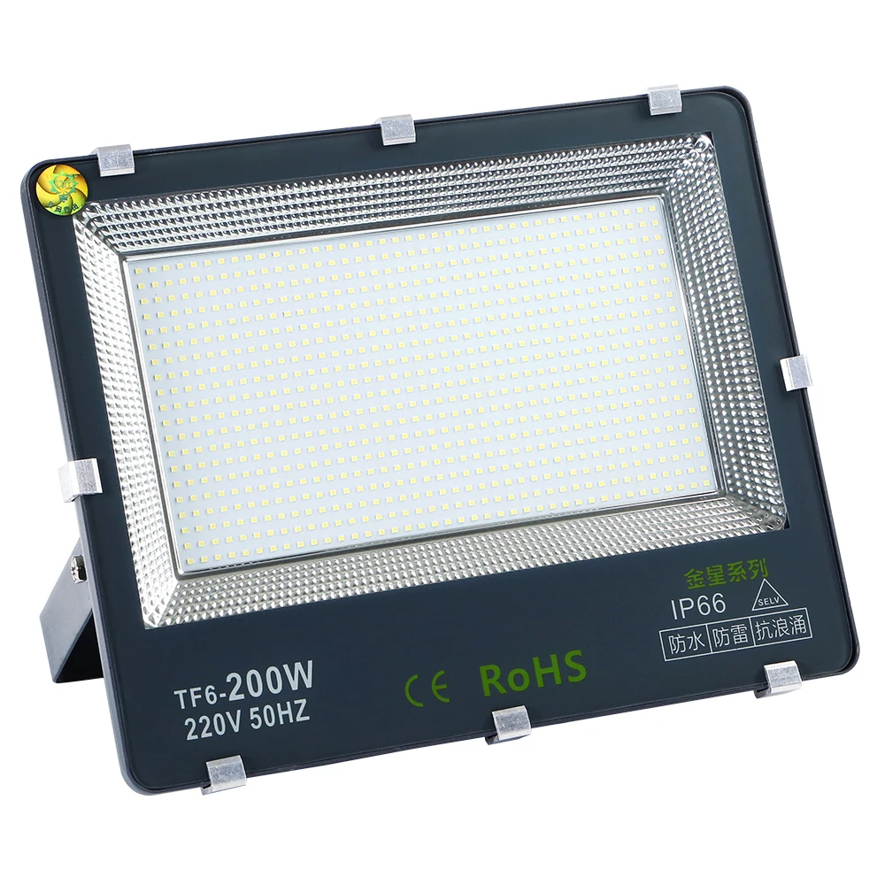 50W100W150W200W Светодиодный прожектор Ip66 водонепроницаемый наружный светодиодный