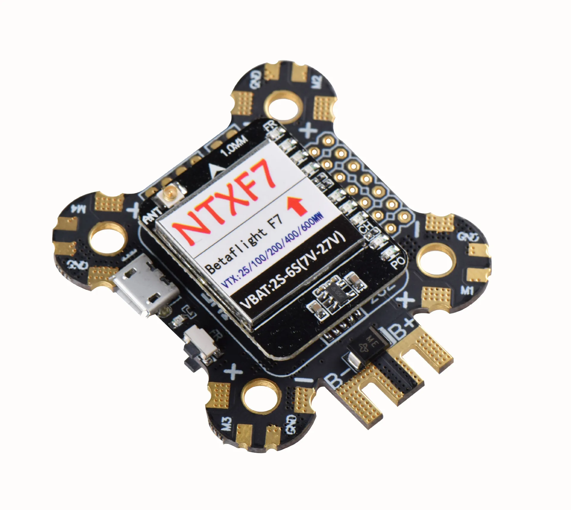 NTXF7 F7 Контроллер полета интегрированный 600 мВт VTX OSD барометр для радиоуправляемого дрона FPV гоночный Квадрокоптер Фристайл истинный X БПЛА комплект рамы