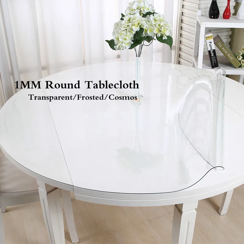 Круглая пленка на стол. Скатерть на круглый стол. Силиконовая скатерть (гибкое мягкое жидкое стекло пвх) толщина 1,5 мм. Пленка круглая на стол. Пленка на круглый стол прозрачная силиконовая.