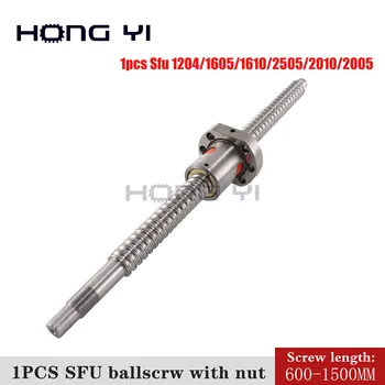 

Ballscrew SFU1204 /1605/1610/2505/2010/2005+ ball screw nut + End processing can Choose length for CNC parts Rolled Ballscrew