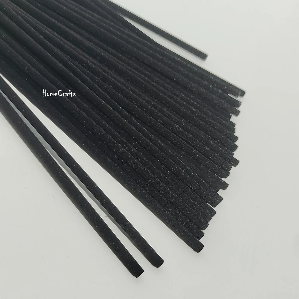Description Picture 5 of item5mmx25cm Aroma Diffuser Replacement Black Fiber Reed Sticks Air Freshener Aromatherapy Diffuser Rattan Sticks Refill Sticks