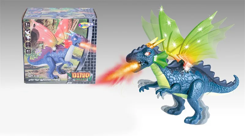 

Stall Hot Sales Simulation of Electric Dinosaur Toy Shining Electric Dinosaur Electric Dragon Dinosaur Model Toy
