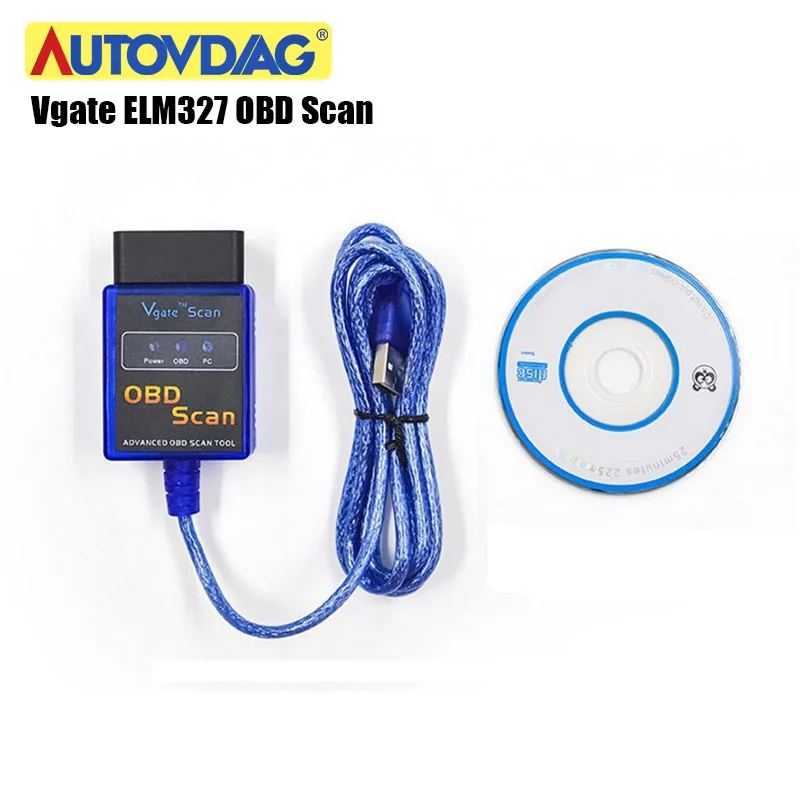 Vgate USB ELM327 ELM 327 OBD2 OBDII OBD II автомобильный диагностический сканер ECU адаптер кодов
