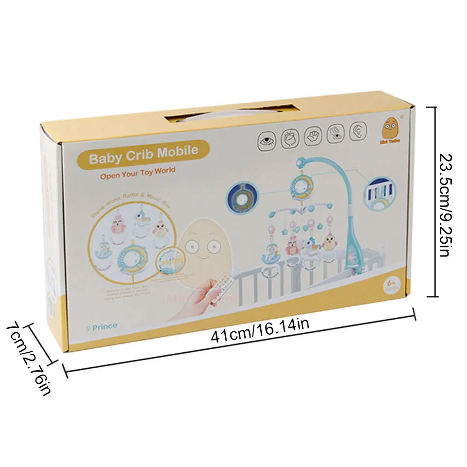 baby crib mobile with lights and music
