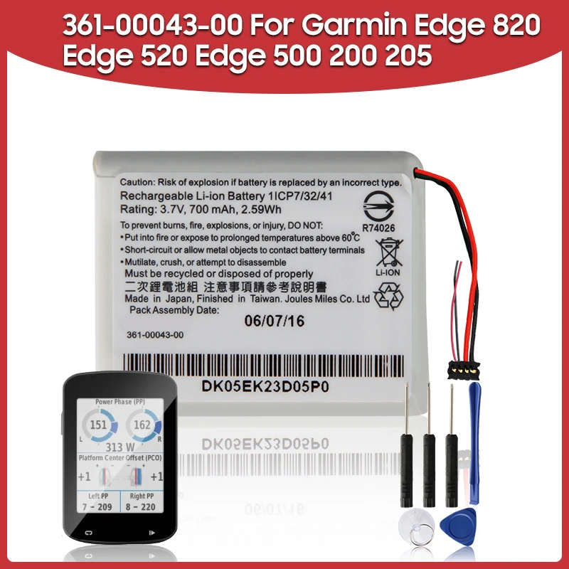 Original Ersatz Batterie 700mAh 361 00043 00 Für Garmin Edge 820 Rand 520  Rand 520 plus 500 200 205 radfahren Computer Batterie|Mobile Phone  Batteries| - AliExpress