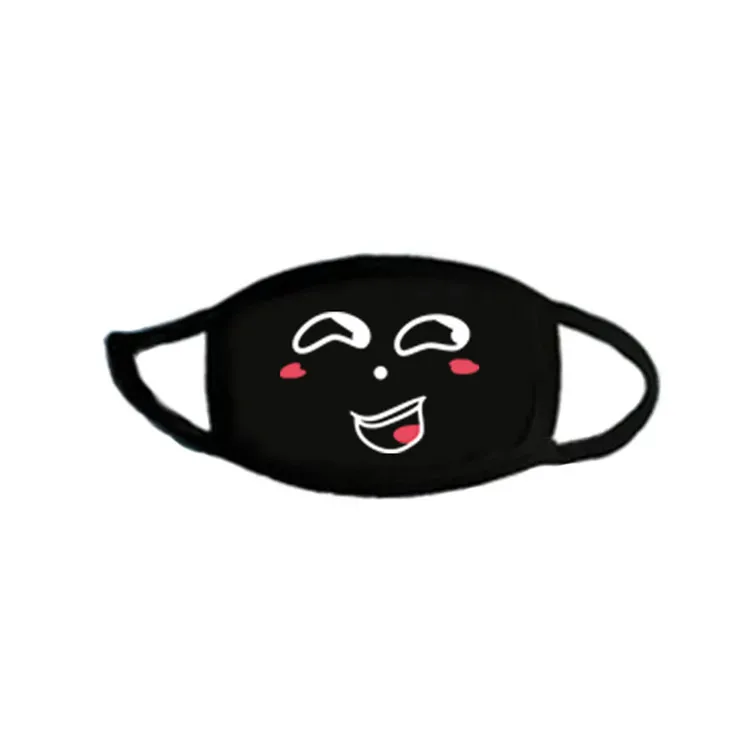 Anime black quirky personality expression mask