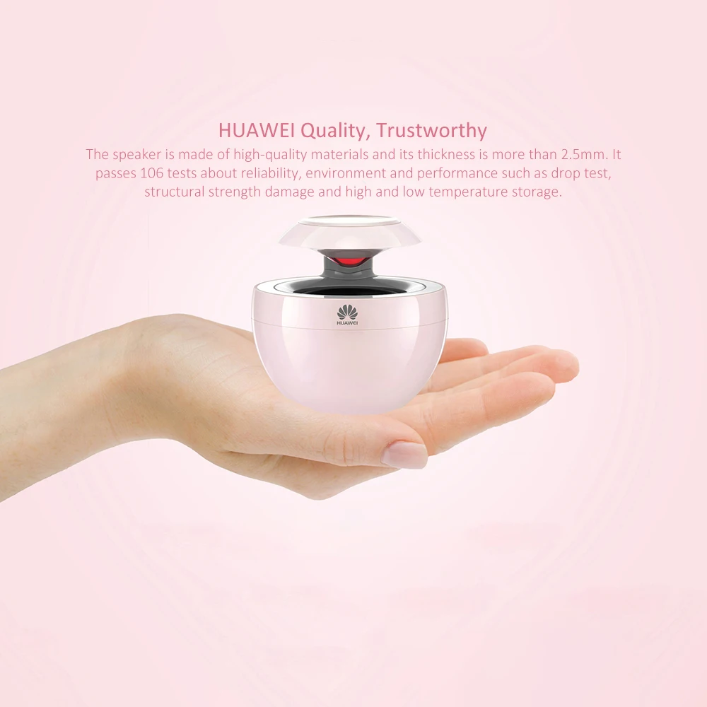 Original Huawei Portable Bluetooth Speaker Wireless Loudspeaker Sound Stereo Music 360 Surround Speakers Waterproof AM08 Swan