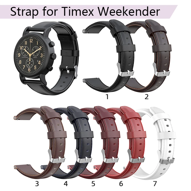 Спортивный ремешок для часов Timex Weekender Expedition Универсальный Масляный воск телячья