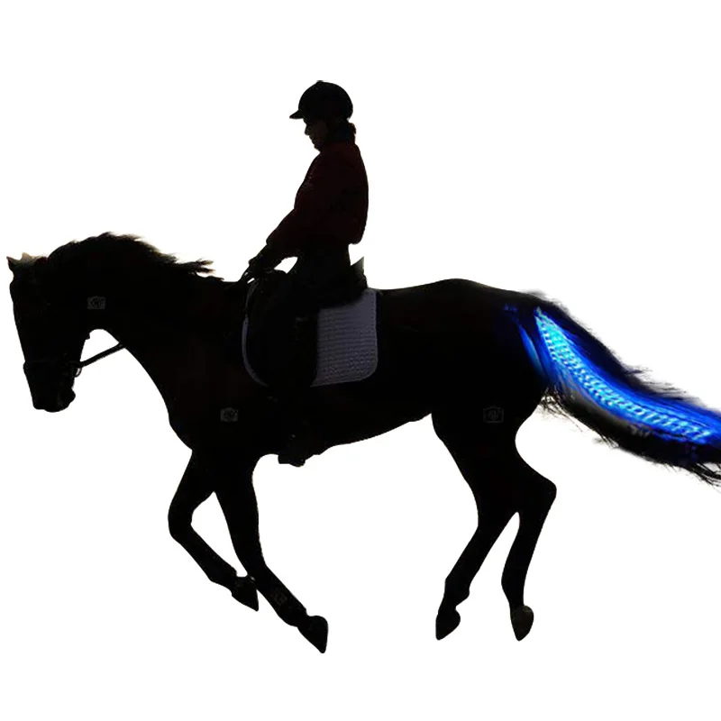 

"Outdoor Sports Harness Equestrian Supplies Usb Charging Led Luminous Horsetail Lamp Decorative Lamp Band "