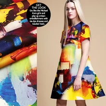 135 см Шелковая органза с принтом метр 14 мм хрустящая шелковая ткань для платья микро-перспективная ткань для платья оптом шелковая ткань