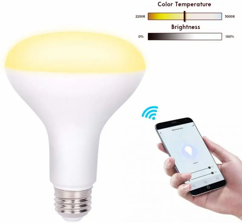 Мобильный телефон, Wi-Fi, голосовое управление, RGB, энергосберегающий, затемняющий, светодиодный, многоцветный, умный светильник, лампочки E27/E26/B22, лампа, вечерние, лампа