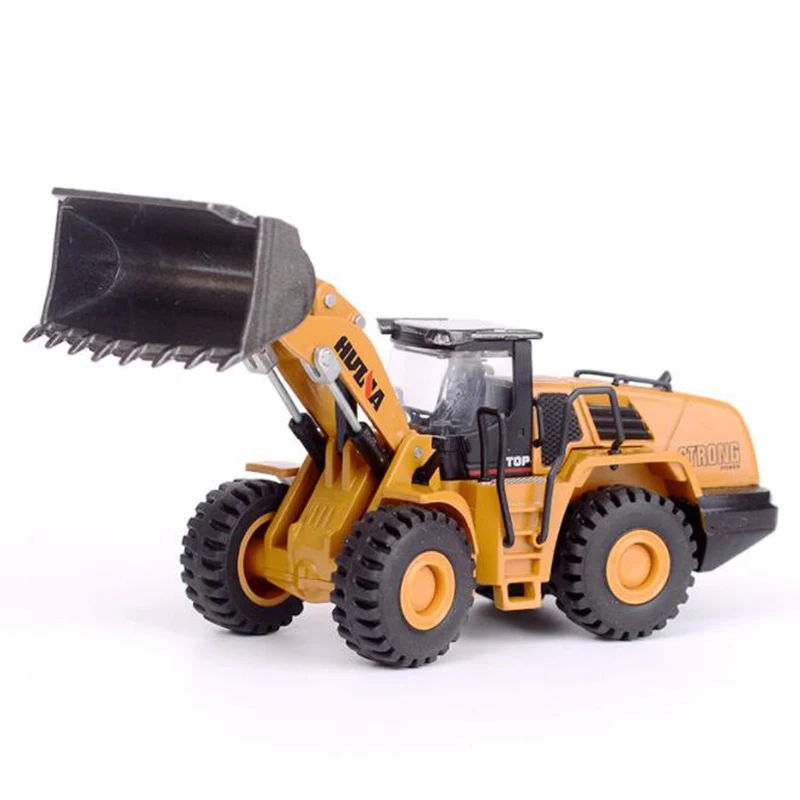 

1/60 Scale Truck Model Die-cast Alloy Metal Car Excavator Loader Truck Vehicle Model Toy Engineering Toy for Kids Children Gifts