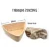 Triangle 20x20x6