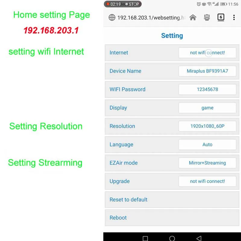 EzMira 2 4G 1080P беспроводной HDMI Wifi Дисплей приемник зеркальный экран Miracast Airplay медиа