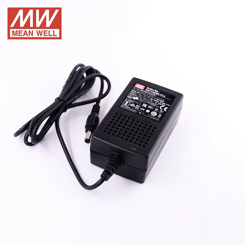 GST18A09-P1J означает хорошо промышленный рабочий стол адаптер 110 V/220VAC до 9V DC 2A 18W Meanwell уровень VI адаптер импульсный источник питания