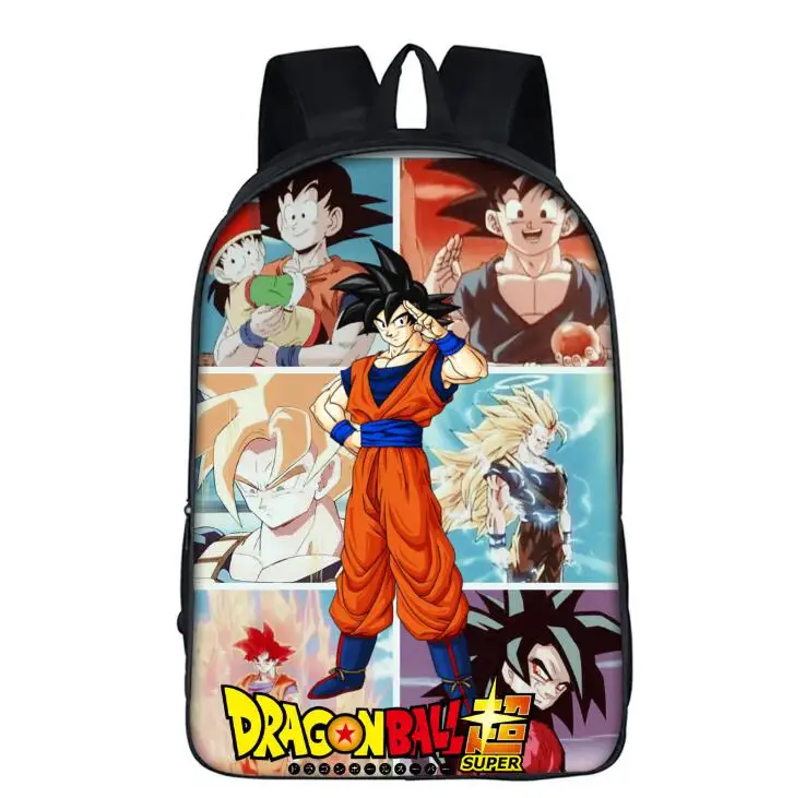 Аниме Dragon Ball Z рюкзак для подростков мальчиков девочек Супер Saiyan Sun Goku Vegeta Beerus школьные сумки ежедневный рюкзак для детей лучший подарок - Цвет: as picture
