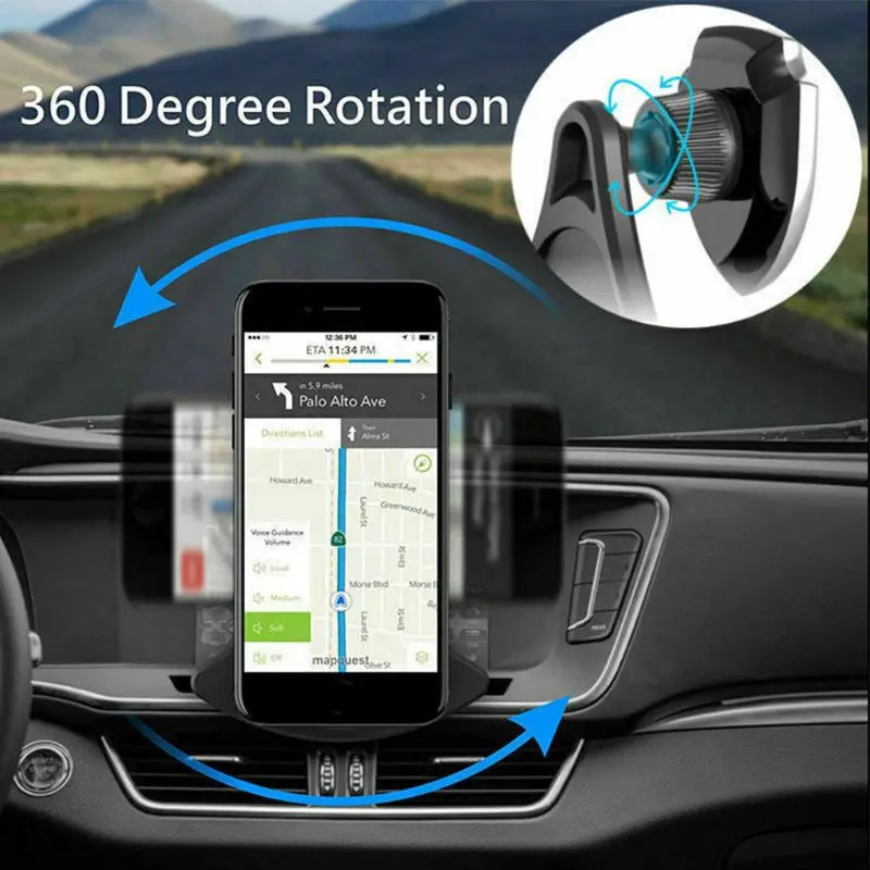 Car Mount Magnetic Holder Rotatable CD Slot Stand For Cell Phone Car Accessories