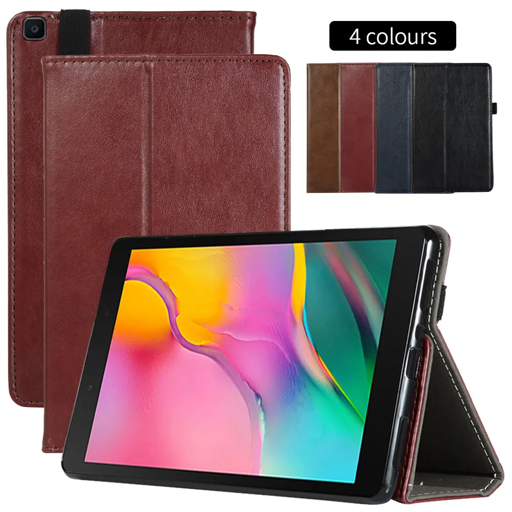 Ультра тонкий Бизнес планшетный чехол для Samsung Galaxy Tab A 8,0 SM-T290 SM-T295 SM-T297 Чехол кожаный флип-чехол с подставкой