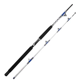 

Trolling rod 1.98 2.1 meters heavy ship fishing rod pulley guide ring deep sea ship rod anchor sea fishing rod